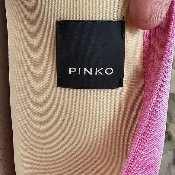 NWT Pinko 8 44 Missing 1 Abito Duchesse Diagonale Dress - Picture 8 of 14